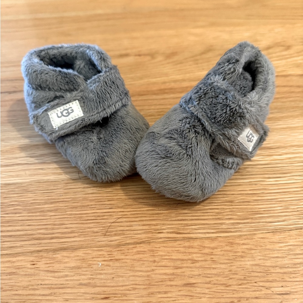 Ugg Baby Bixbee boots.